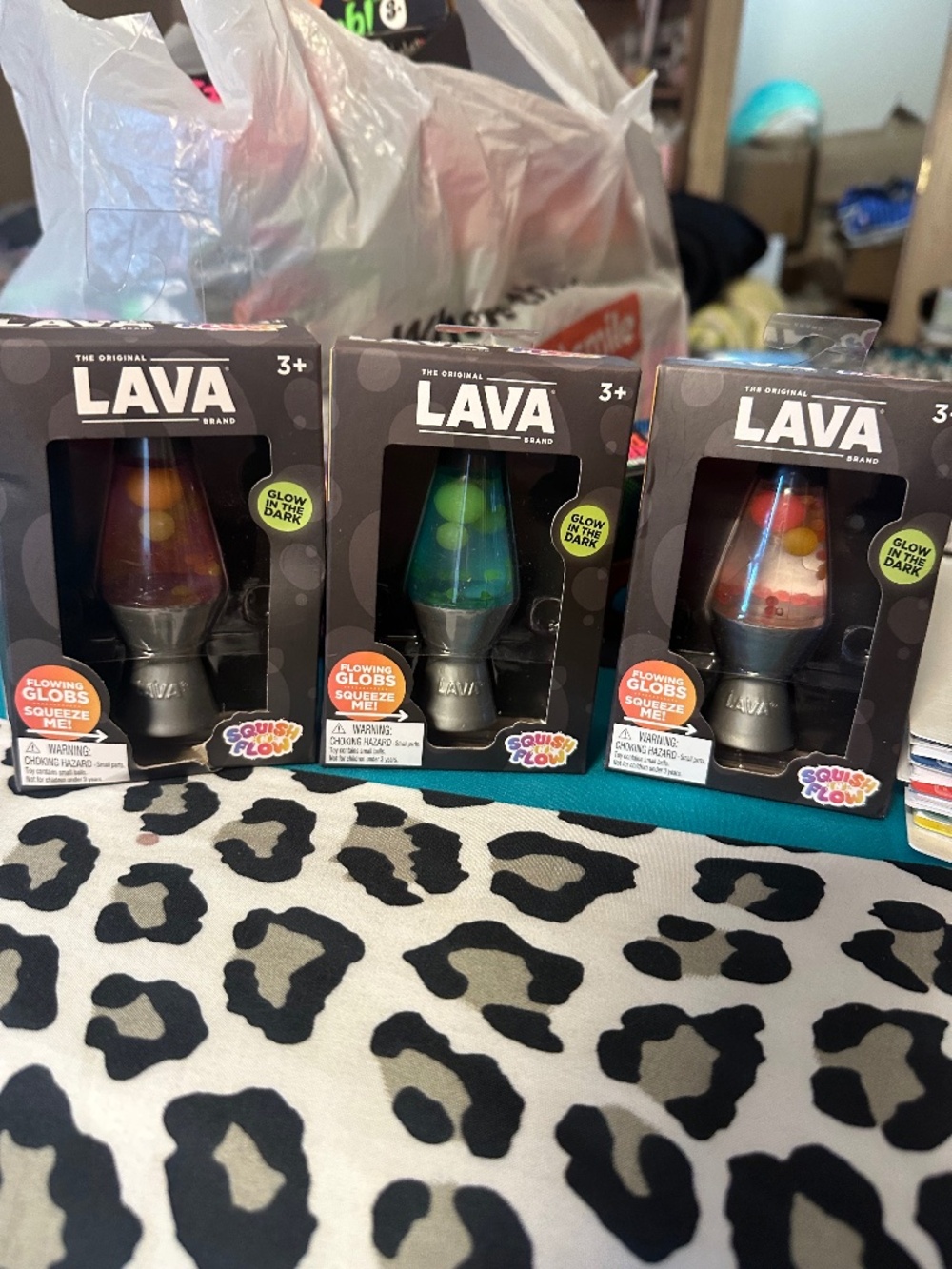 The Original LAVA Brand Squish N’ Flow Toy • 3 Pack NIB